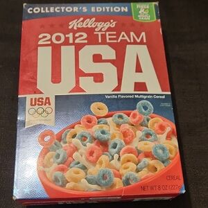 Red and Blue Olympic Games Cereal